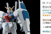 再販された「HGUC ガンダムAN-01トリスタン」一時品切れ状態に