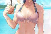 【FGO】水着姿のアルトリアさん！！　可愛すぎなんだよなぁ！！
