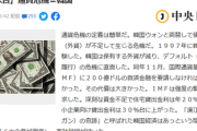 【速報】韓国、通貨危機