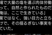 カメラマン｢この筋肉はジムで鍛えられたものではなく肉体労働によって自然と作られた｣→炎上ｗｗ