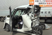 【悲報】笹子トンネルの大型トラック追突事故、軽自動車の後部座席に乗っていた1歳の男の子が死亡