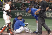 DeNA佐野恵太、大勢の155キロが右脚直撃途中交代も軽症強調「今のところ全然大丈夫です」