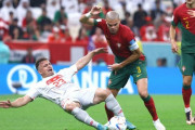 【カタールW杯】“８強の壁　常連”スイスがポルトガルに大敗…決勝トーナメント１回戦で５回連続敗退