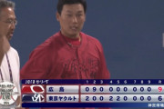 広島栗林、3球でスリーアウトを取るｗｗｗｗｗｗ