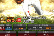 【プロスピA】大野豊はリーグでもリアタイでも使えそうだし欲しいなあ