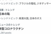 【悲報】「日本の恥」「痴漢大国」「日本のオス」がトレンド入り