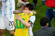【W杯】メッシ、W杯優勝！盟友ネイマールは「単語2つ」で祝福する