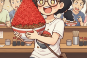 【謎】たまにいる牛丼にアホみたいな量の紅ショウガ盛って食ってる奴