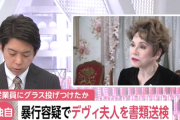 デヴィ夫人　暴行容疑で書類送検される