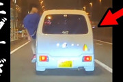 軽自動車で“箱乗り”、あおり運転に信号無視も…