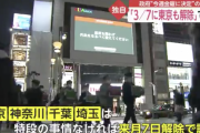 ３月７日に東京も緊急事態宣言解除へ