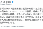【デマ乙】立憲・小沢一郎氏「お気付きだろうか？岸田総理は就任から約11ヵ月経つが、今日まで何もしていない」