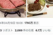 【悲報】ズボラ料理民「ほい！これが帰宅30分で作る丸ごとひき肉ステーキねｗ」ﾊﾟｼｬｯ