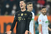 レヴァンドフスキの今季24点目も実らず…バイエルン、16位に沈むアウクスブルクに敗戦