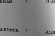ワイドカタ、2年目の今月の給料明細ｗｗｗ（※画像あり）
