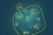 【原神】金リンゴ群島ってちゃんと林檎の形になってるんだな