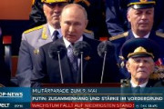【対ドイツ戦勝記念日】プーチン大統領 「ナチスから祖国を解放するために戦っている」「1945年と同様に勝利はわれわれのものだ」