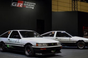 【東京オートサロン】トヨタ AE86を水素エンジン化とBEV化してしまう…。水素エンジンは4AGをベースに改造