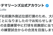 ロッテ新戦力福田秀平さん、開幕前にスペるw