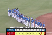 ベイスターズ 0－7 カープ　3試合連続完封負け