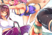 【FGO】正月太りをRFAで撃退するおっきー&玉藻&清姫さん！！　サーヴァントも大変なんですね....