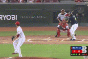 【広島対ヤクルト18回戦】ヤクルト・バレンティン、広島ジョンソンから第26号2ランホームラン！リードを3点に広げる！！！