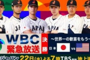 WBC決勝、本日夜にTBSで放送ｗｗｗ