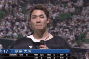 8回135球熱投の日ハム伊藤「ビッグボスがまだいけるでしょ？って顔をしてたので、もう1イニング行かせてもらいました」