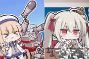 【アズレン】艦船通信　イカルスちゃんに虹砲をプレゼントする　糖分は燃料なのでカロリーゼロ