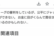 ◆悲報◆FC東京の5勝のうち4勝が荒木主審ということで荒木主審のWikipediaページ改ざんされる(´・ω・`)