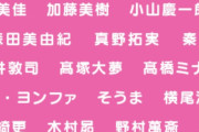 NHKあさイチ「推し名書き」ボードにさくら学院卒業生