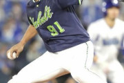 元阪神のヤクルト歳内宏明が７回無失点の好投で１８２９日ぶりの勝利　先発では初の白星