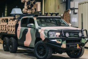 軍用6輪ハイラックス「6×6TAC-6」を開発…特殊車両手掛ける企業が地域防衛軍向けに！