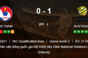 ◆Ｗ杯亜最終予選◆B組2節 ベトナム×豪州 豪州グラントのヘッドの１点で逃げ切り連勝スタート！