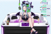 Vtuber VShojoがさっそくホロライブの足のやつをパクってて草←机に足乗せるよりお行儀いいよな、カリオペのクオリティには勝てんがｗ
