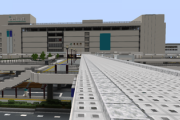 ワイがマイクラで作ってるターミナル駅