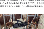 【悲報】牛さん、VRを使ってミルクを搾り取られてしまう