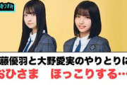 佐藤優羽とまなみんのやりとりにおひさま　ほっこりする…[日向坂46]
