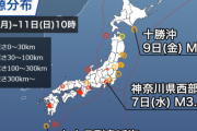 【嵐の前の静けさ…？】日本国内で丸2週間『震度3以上の地震』が発生せず