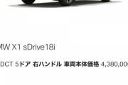 【朗報】お前ら急げ！BMWのSUV新車が月々15,300円で買えるぞ?