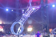 【動画】サーカスのホイール・オブ・デスで落下事故。