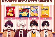 10代や30代は「じゃがりこ」、40代や50代は？5000人に聞いた「好きなポテトのスナック菓子」ランキング