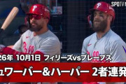 シュワーバーがポストシーズン通算24本塁打、MLB史上3位に！←「真の強打者」（海外の反応）