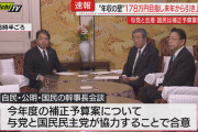 【悲報】国民民主、「103万の壁」協議打ち切りwwwww😂 合意して補正予算案に賛成したはずなのに…