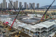 【超画像】中国が10日で作ると言っていた武漢の病院、着々と完成に近づく