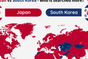 【海外の反応】世界各国で日本と韓国のどちらがより多く検索されたか調べてみた
