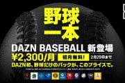 DAZNの野球限定プランに対するお前らの反応ｗｗｗｗｗ