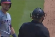【悲報】MLB、球審をチラッと反抗的な目で見たバッターが退場に