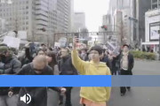 【毎日新聞】自衛隊中東派遣などに抗議　安倍政権退陣求めデモ　東京・新宿　動画あり