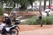 ブラジルの警察は容赦しない。自動車泥棒を引っ捕らえる警官たちの動画が人気に。